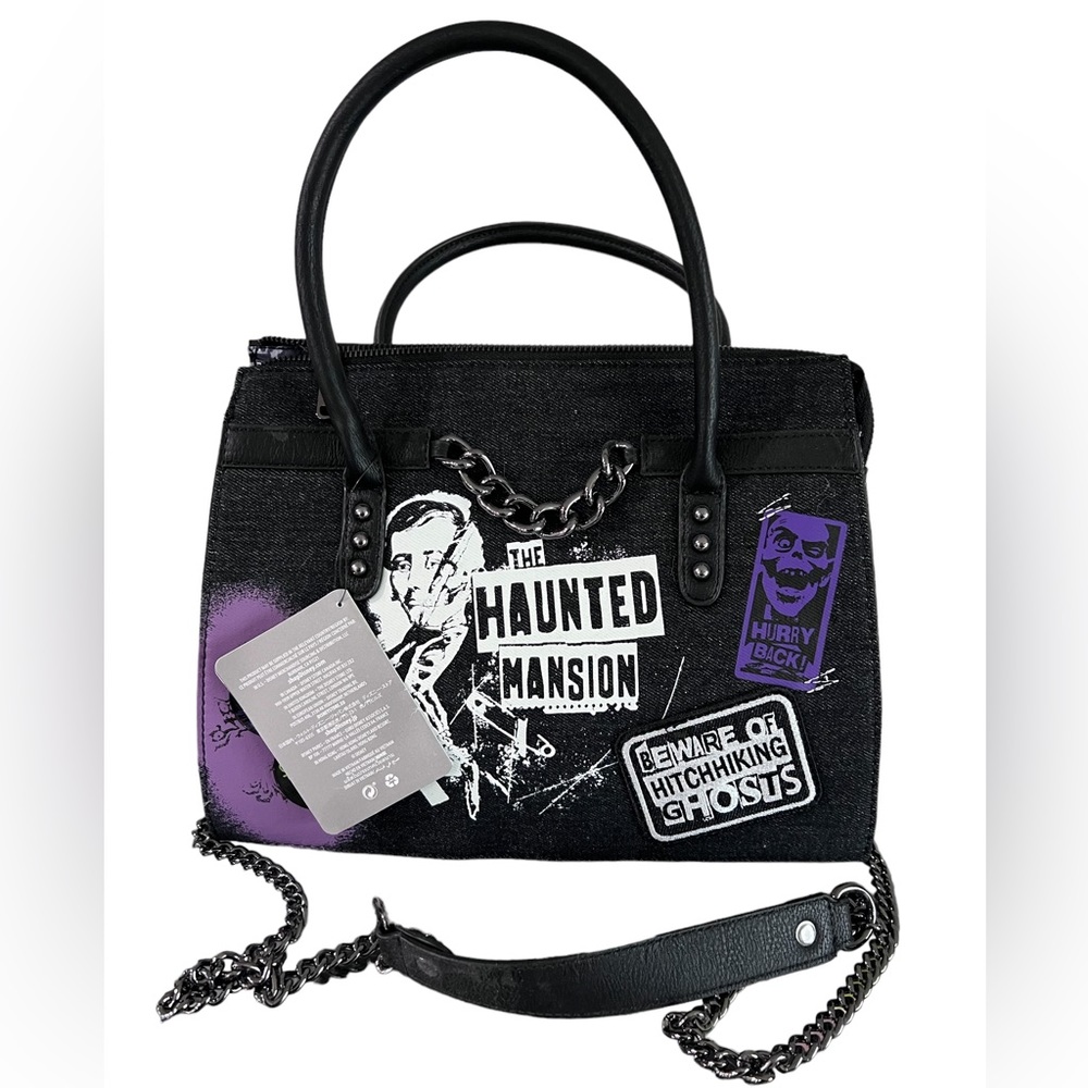 Disney Parks The Haunted Mansion Loungefly Crossbody Bag